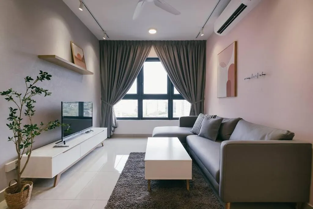 New!Pink Sweet Nordic Velocity Mrt Mvertica Kuala Lumpur Apartment