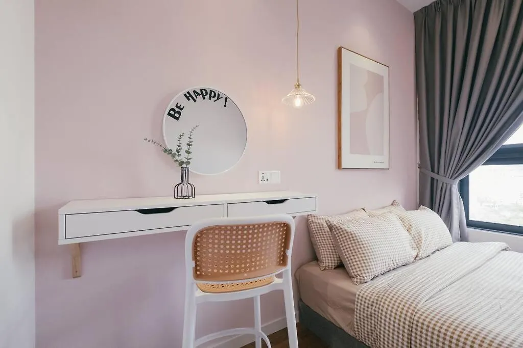 Apartment New!Pink Sweet Nordic Velocity Mrt Mvertica Kuala Lumpur Malaysia