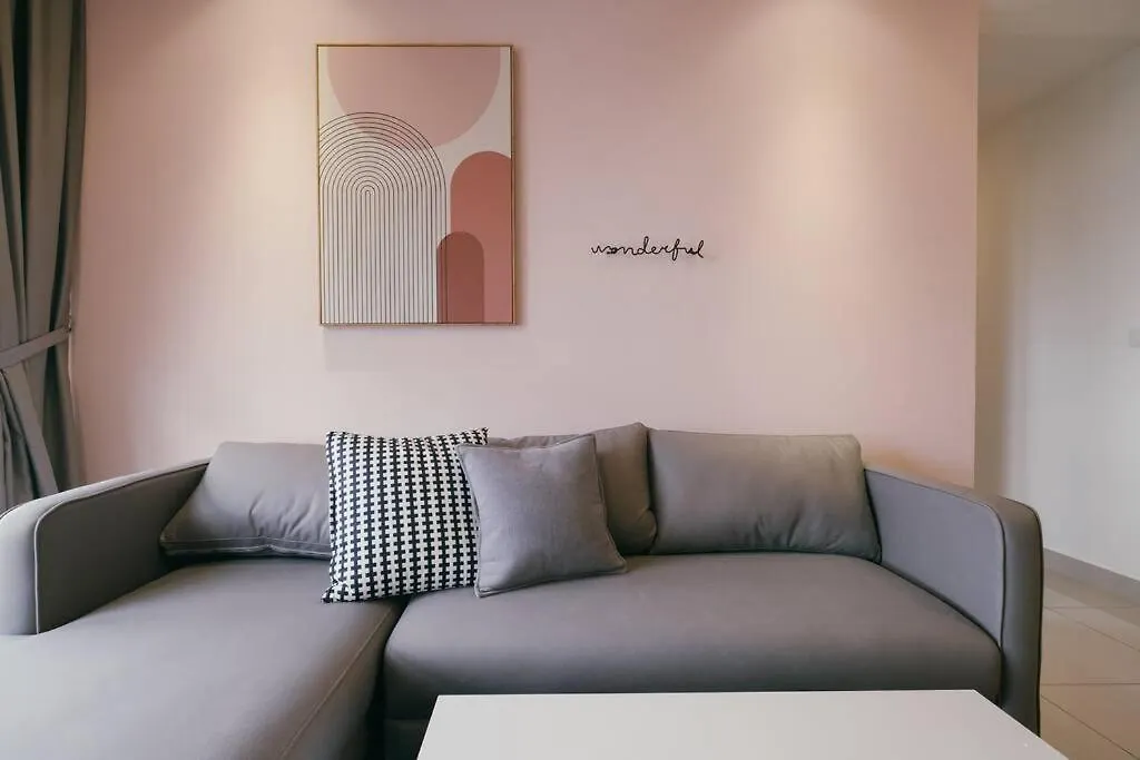 New!Pink Sweet Nordic Velocity Mrt Mvertica Kuala Lumpur Apartment